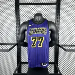 2021/22 Los Angeles Lakers Luka Doncic #77 Purple Men’s Jersey
