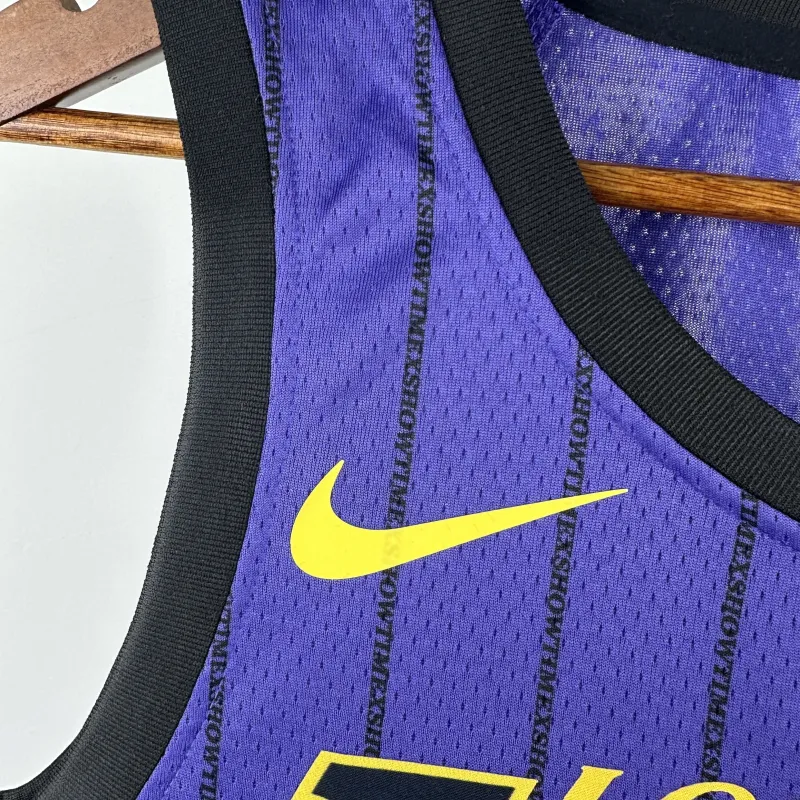 2021/22 Los Angeles Lakers Luka Doncic #77 Purple Men’s Jersey