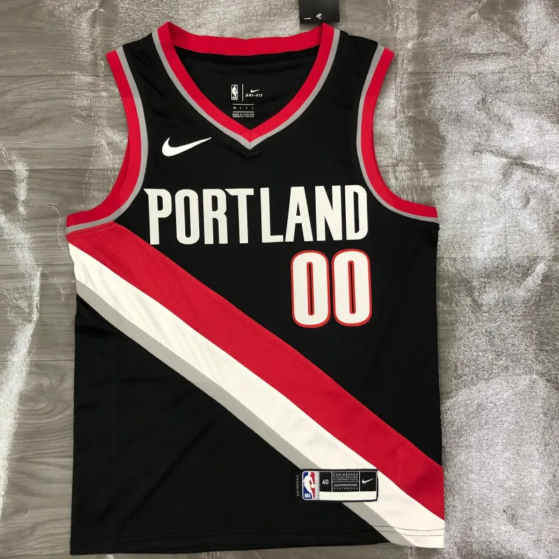2021/22 Portland Trail Blazers Black Carmelo Anthony #00 Men’s Jersey