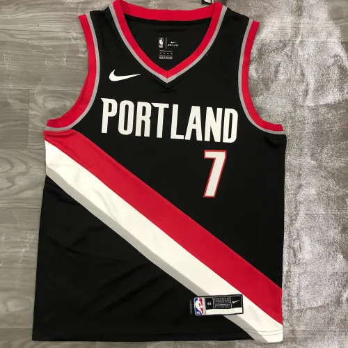 2021/22 Portland Trail Blazers Black Shaedon Sharpe #7 Men's Jersey