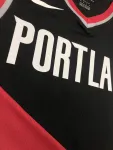 2021/22 Portland Trail Blazers Maglia nera Shaedon Sharpe #7 Uomo