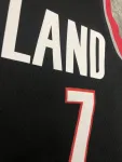 2021/22 Portland Trail Blazers Maglia nera Shaedon Sharpe #7 Uomo