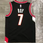 2021/22 Portland Trail Blazers Maglia nera Shaedon Sharpe #7 Uomo