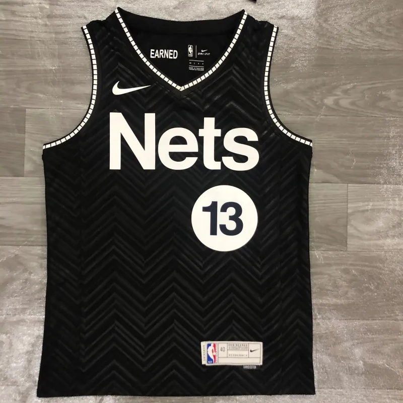 2021/22 Brooklyn Nets Earned Edition James Harden #13 Men’s Jersey