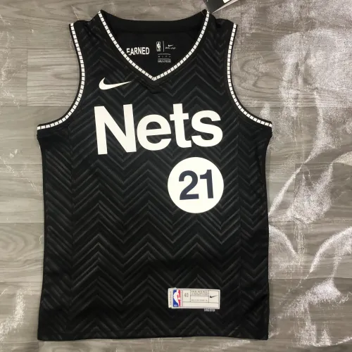 2021/22 Brooklyn Nets Earned Edition LaMarcus Aldridge #21 Men's Jersey