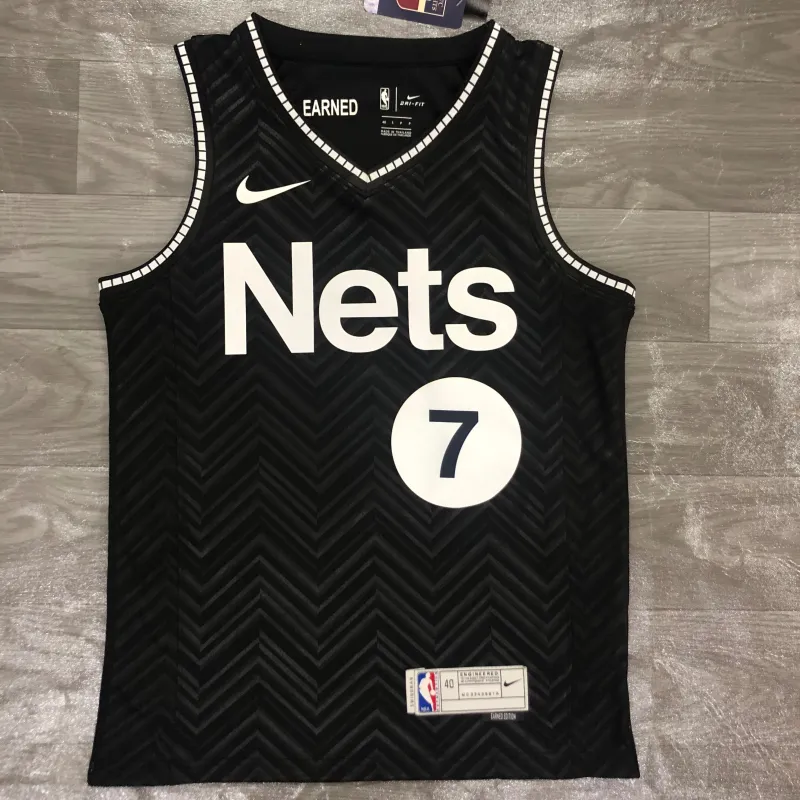 2021/22 Brooklyn Nets Verdiente Edition Kevin Durant #7 Herren Trikot
