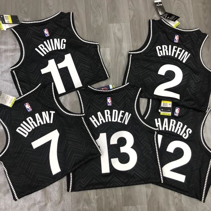 2021/22 Brooklyn Nets Verdiente Edition Kevin Durant #7 Herren Trikot