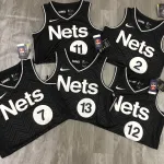2021/22 Brooklyn Nets Verdiente Edition Kevin Durant #7 Herren Trikot