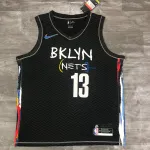 Maillot homme Brooklyn Nets City Edition 2021/22 James Harden #13 Maillot homme James Harden #13 des Brooklyn Nets, édition « City » 2021/22