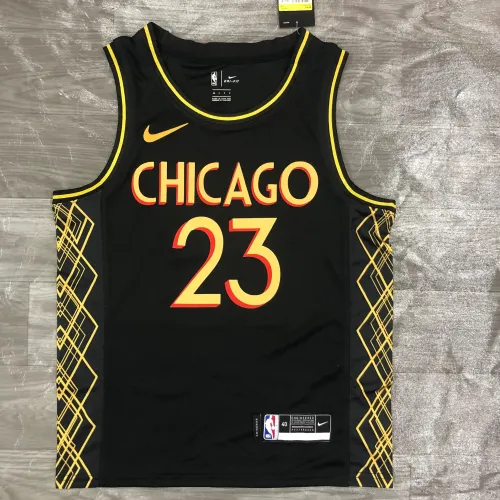 Camisola para homem Chicago Bulls City Edition Michael Jordan #23