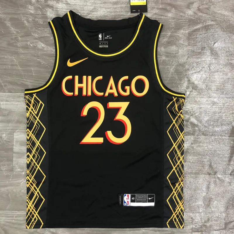 Chicago Bulls City Edition Michael Jordan #23 Men’s Jersey