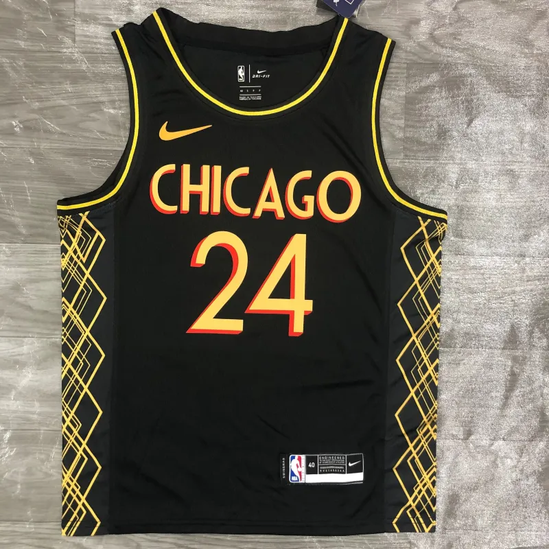 Chicago Bulls City Edition Lauri Markkanen #24 Men’s Jersey