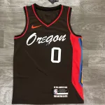 Maillot Hommes 2021/22 Portland Trail Blazers City Edition Damian Lillard #0 2021/22 Portland Trail Blazers City Edition Damian Lillard #0 Men's Jersey