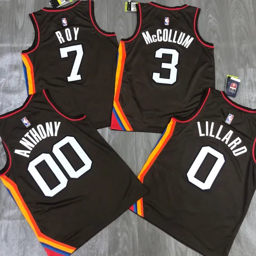 2021/22 Portland Trail Blazers City Edition Damian Lillard #0 Men’s Jersey