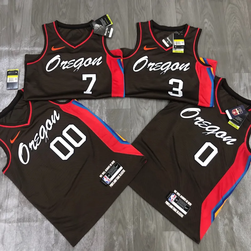 2021/22 Portland Trail Blazers City Edition Carmelo Anthony #00 Maglia da Uomo