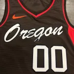 2021/22 Portland Trail Blazers City Edition Carmelo Anthony #00 Maglia da Uomo