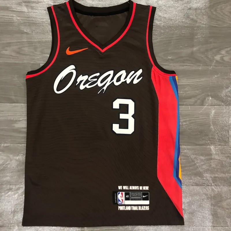 2021/22 Portland Trail Blazers City Edition #3 Men’s Jersey