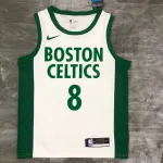 Camiseta 2021/22 Boston Celtics City Edition Kemba Walker #8, Hombre 2021/22 Boston Celtics City Edition Kemba Walker #8 Men’s Jersey