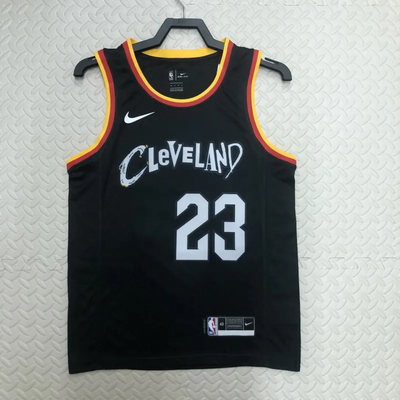 2021/22 Cleveland Cavaliers City Edition LeBron James #23 Camisola para homem