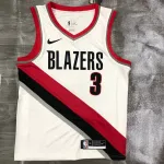 Camisola dos Portland Trail Blazers 2021/22 Home White #3 para homem