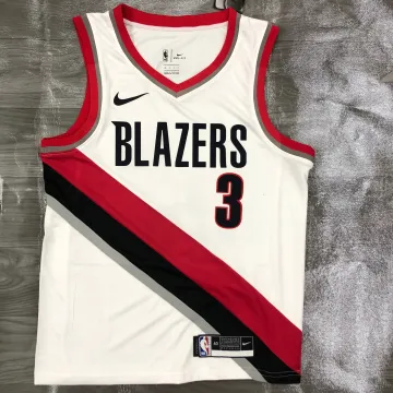 Maglia da uomo 2021/22 Portland Trail Blazers Home White #3