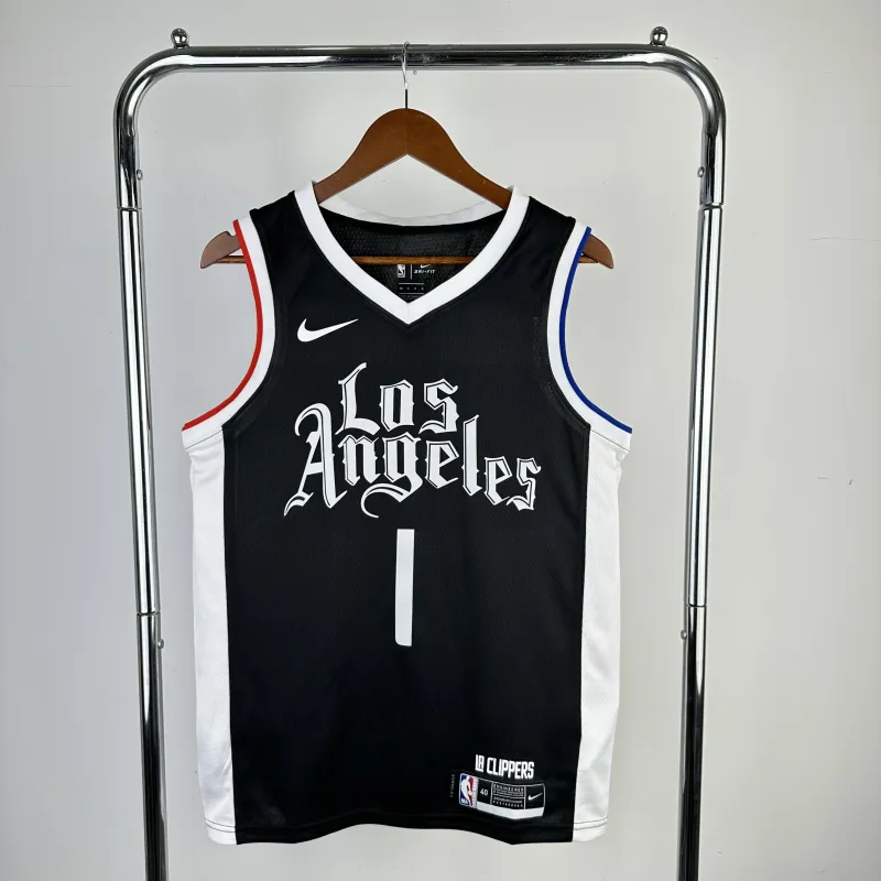 2021/22 LA Clippers Black James Harden #1 Men’s Jersey