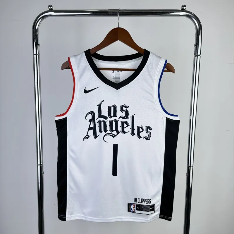 2021/22 LA Clippers White James Harden #1 Men’s Jersey