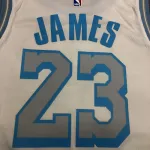 2021/22 Los Angeles Lakers Retro LeBron James #23 White Men’s Jersey