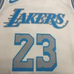 2021/22 Los Angeles Lakers Retro LeBron James #23 White Men’s Jersey