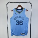 Camisa de homem Memphis Grizzlies 2021/22 Edição Jordan Marcus Smart #36 2021/22 Memphis Grizzlies Jordan Edition Marcus Smart #36 Men’s Jersey