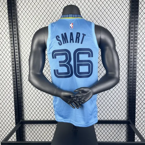 2021/22 Memphis Grizzlies Jordan Edition Marcus Smart #36 Herenshirt