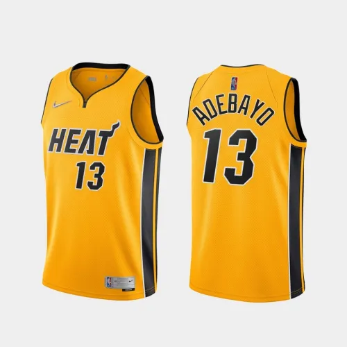 2021/22 Miami Heat Earned Edition Bam Adebayo #13 Men’s Jersey