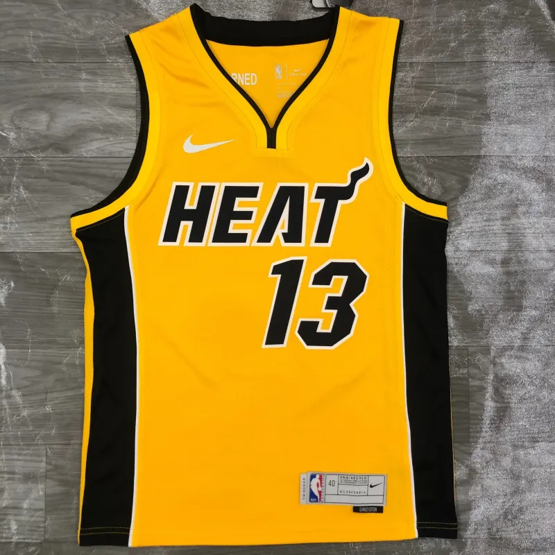 2021/22 Miami Heat Earned Edition Bam Adebayo #13 Men’s Jersey
