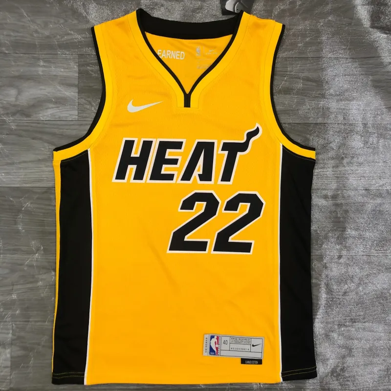 Maillot homme Jimmy Butler #22 « Earned Edition » des Miami Heat, saison 2021/22