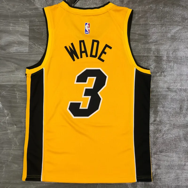 2021/22 Miami Heat Earned Edition Dwyane Wade #3 Men’s Jersey