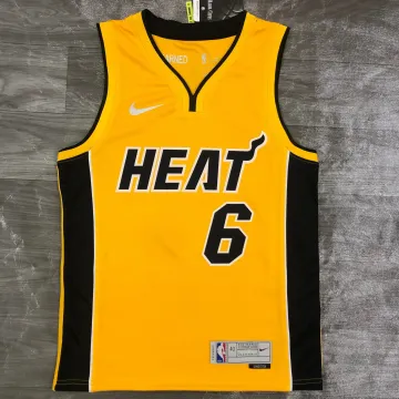 2021/22 Miami Heat Earned Edition LeBron James #6 Men's Jersey