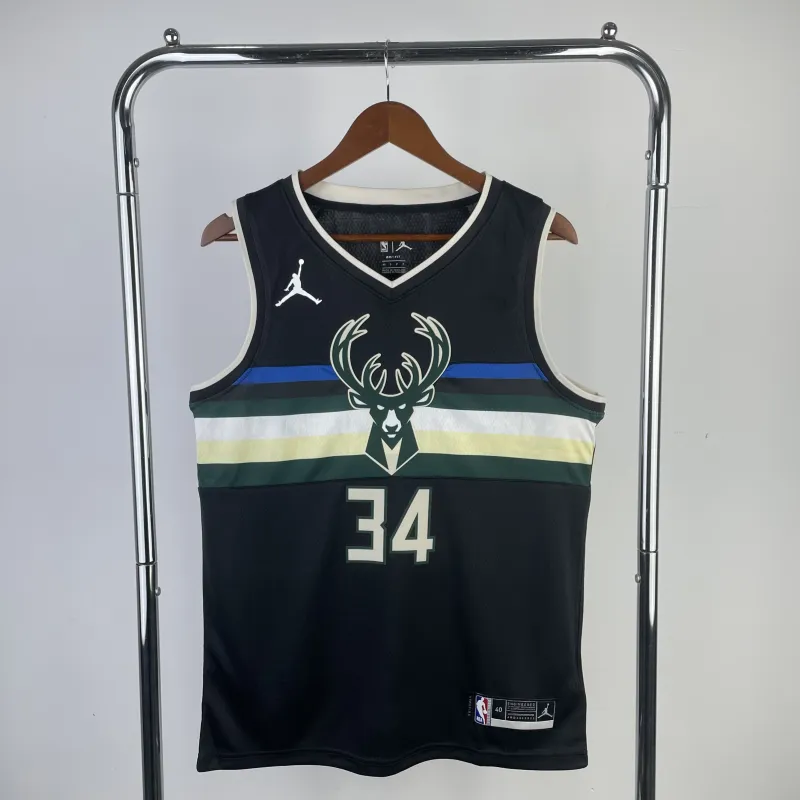 2021/22 Milwaukee Bucks Jordan Edition Giannis Antetokounmpo #34 Men’s Jersey