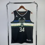 Maillot homme 2021/22 Milwaukee Bucks Jordan Edition Giannis Antetokounmpo #34 2021/22 Milwaukee Bucks Jordan Edition Giannis Antetokounmpo #34 Men’s Jersey