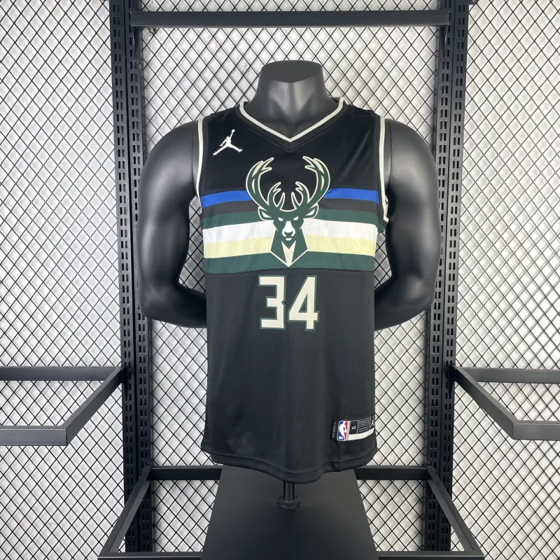 2021/22 Milwaukee Bucks Jordan Edition Giannis Antetokounmpo #34 Men’s Jersey