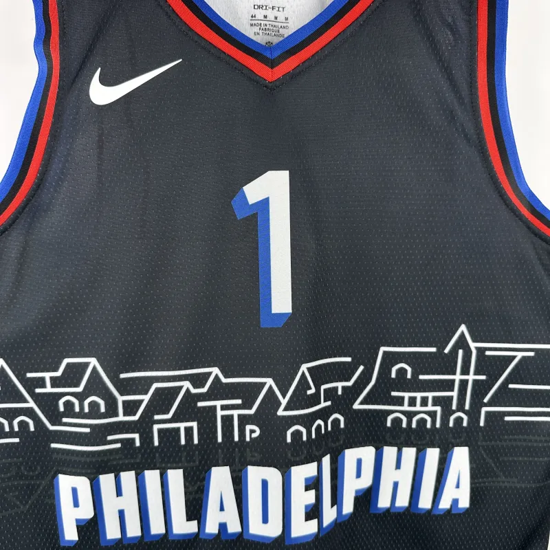 2021/22 Philadelphia 76ers City Edition #1 Men’s Jersey