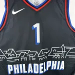 2021/22 Philadelphia 76ers City Edition #1 Men’s Jersey