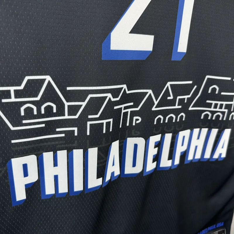 2021/22 Philadelphia 76ers City Edition Joel Embiid #21 Men’s Jersey