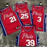 2021/22 Philadelphia 76ers Red Joel Embiid #21 Men’s Jersey