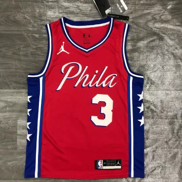 Maillot Hommes 2021/22 Philadelphia 76ers Red Allen Iverson #3
