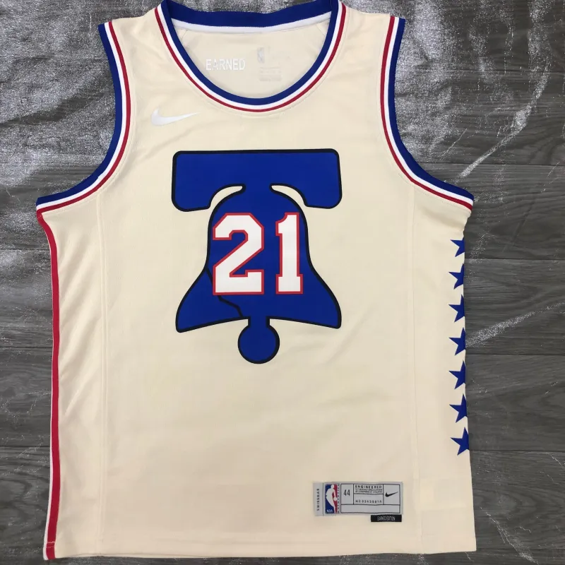 2021/22 Philadelphia 76ers Joel Embiid #21 Men’s Jersey