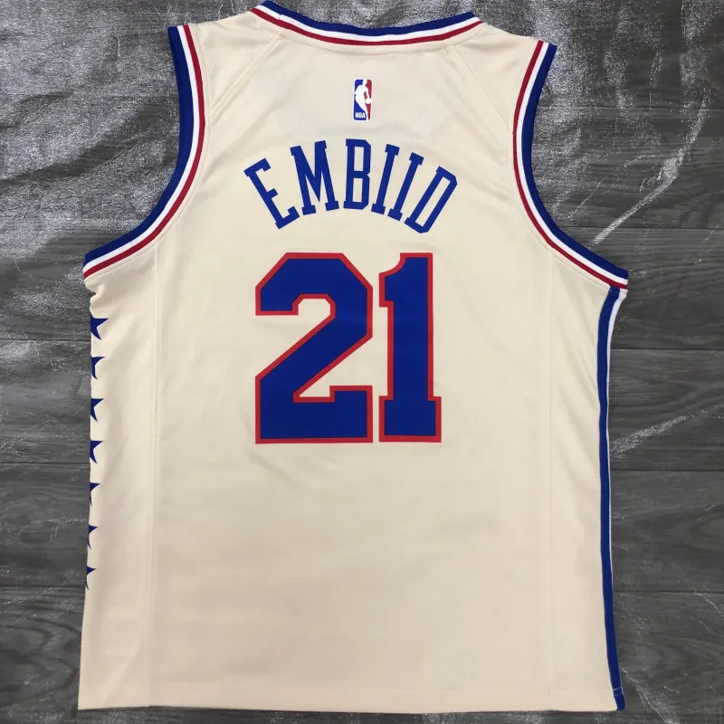 2021/22 Philadelphia 76ers Joel Embiid #21 Men’s Jersey