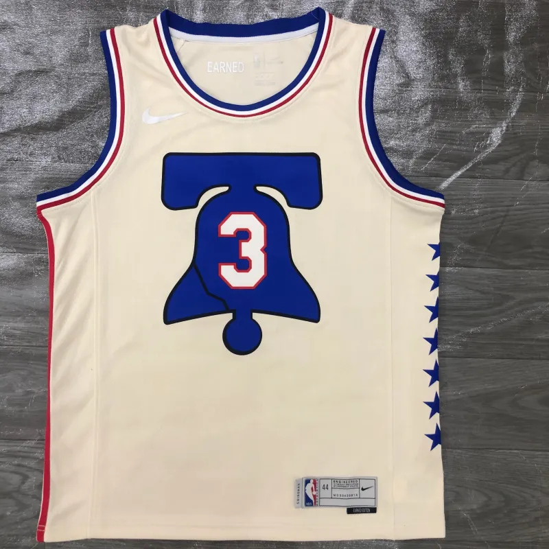 2021/22 Philadelphia 76ers Allen Iverson #3 Men’s Jersey