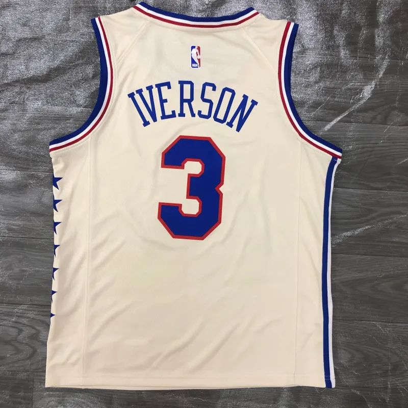 2021/22 Philadelphia 76ers Allen Iverson #3 Men’s Jersey