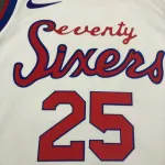 Maillot homme Philadelphia 76ers 2021/22, édition limitée rétro #25
