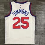 Maillot homme Philadelphia 76ers 2021/22, édition limitée rétro #25